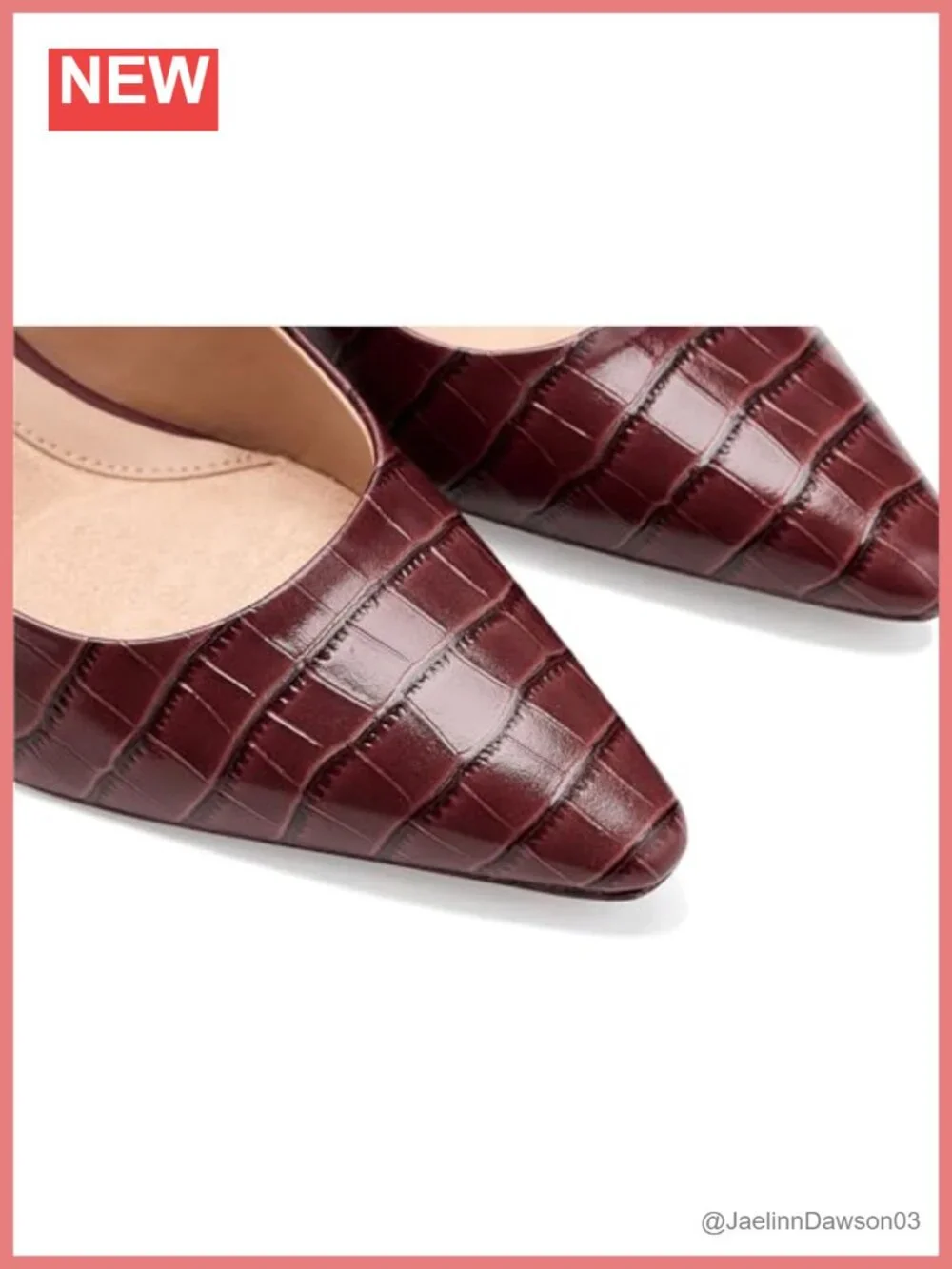 Women's Leather Stiletto Heel Pumps - Lightweight Dress Shoes